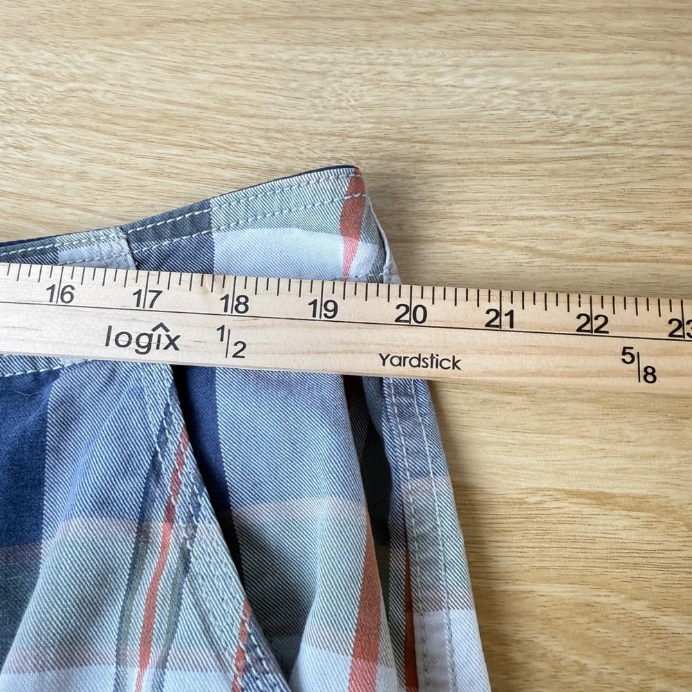 Y2K Old Navy Madras Preppy Plaid Cargo Shorts Mens 38‎ Gorpcore Summer Casual - Picture 5 of 15